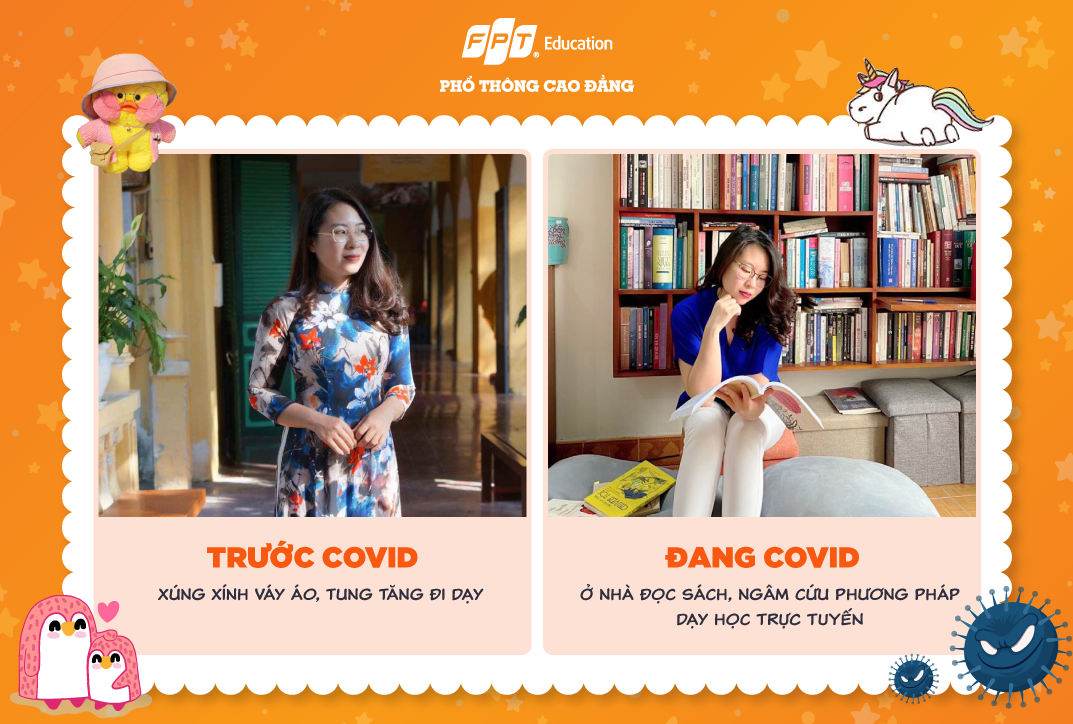 Thầy và trò Chương trình Phổ thông Cao đẳng thay đổi để thích nghi với mùa Covid