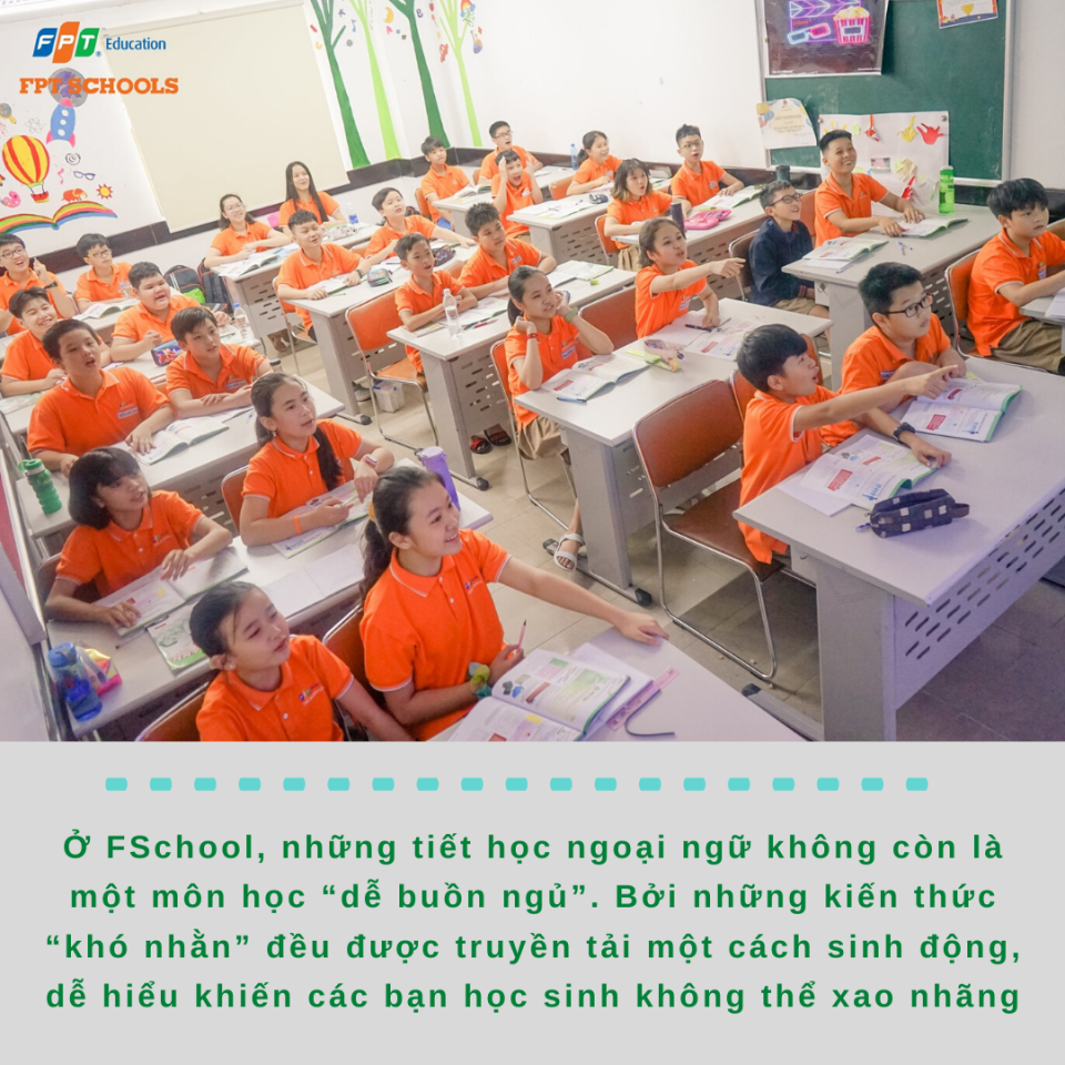 Phương pháp học cùng trải nghiệm đã khơi dậy hứng thú trong những tiết học tiếng anh tưởng chừng như nhàm chán.
