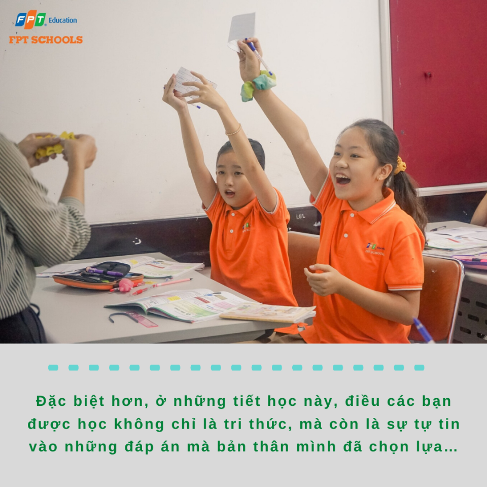 Phương pháp học cùng trải nghiệm đã tạo nên sự thay đổi tích cực trong những tiết học Tiếng Anh