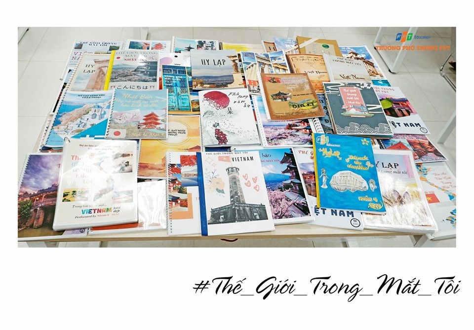 Tập san là một trong những sản phẩm của dự án "Thế giới trong mắt tôi" dưới sự hướng dẫn của GV và qua quá trình học cùng trải nghiệm của bản thân