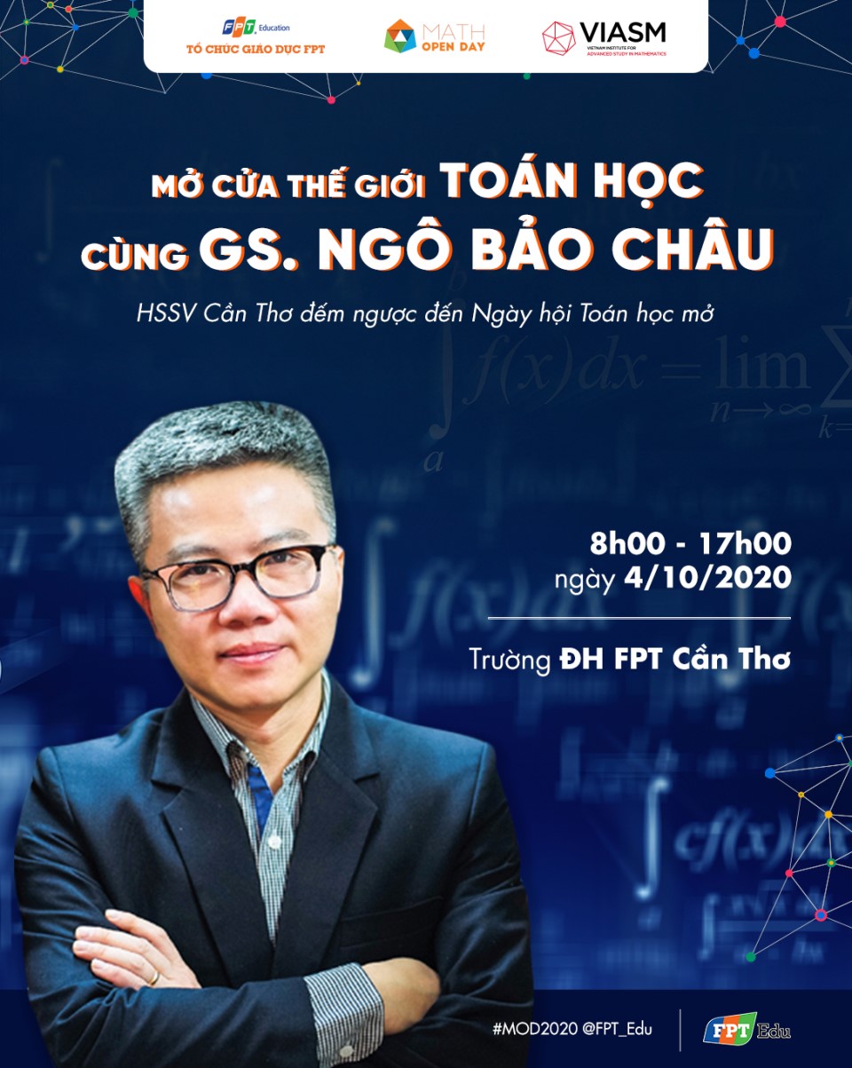 GS.Ngô Bảo Châu chia sẻ quá trình học cùng trải nghiệm với Toán học.