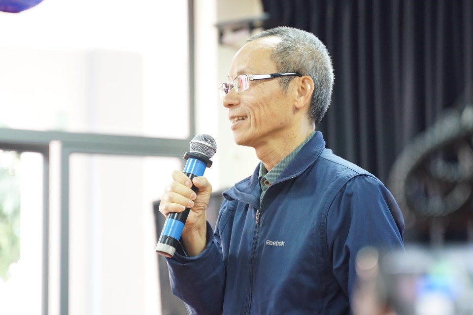 Ông Nguyễn Khắc Thành - Hiệu trưởng Trường Đại học FPT phát biểu khai mạc sự kiện để cải thiện việc học cùng trải nghiệm