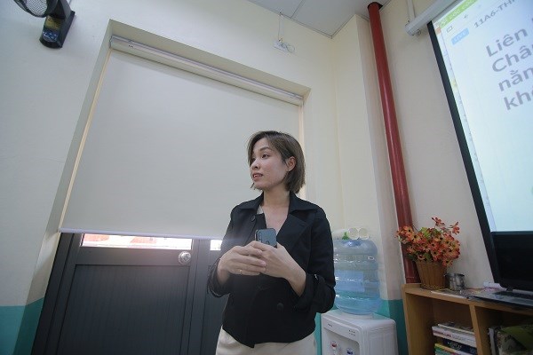 Cô Lê Vân Anh chia sẻ về mô hình "Lớp học vô cực" phục vụ quá trình học cùng trải nghiệm cho học sinh tại FPT Educamp 2019