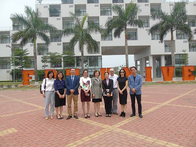  FPT Edu đón tiếp đoàn khách Mỹ sang thăm và làm việc tại cơ sở Hoà Lạc Campus