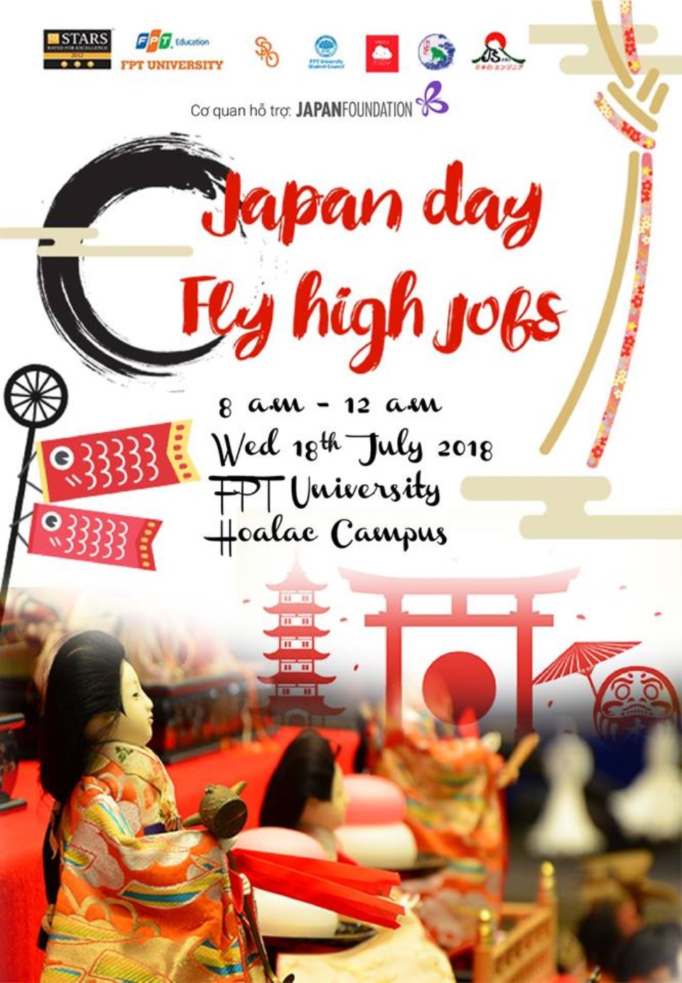 Japan day: Fly High Jobs – Ngày hội việc làm và trải nghiệm văn hóa Nhật Bản hấp dẫn cho sinh viên