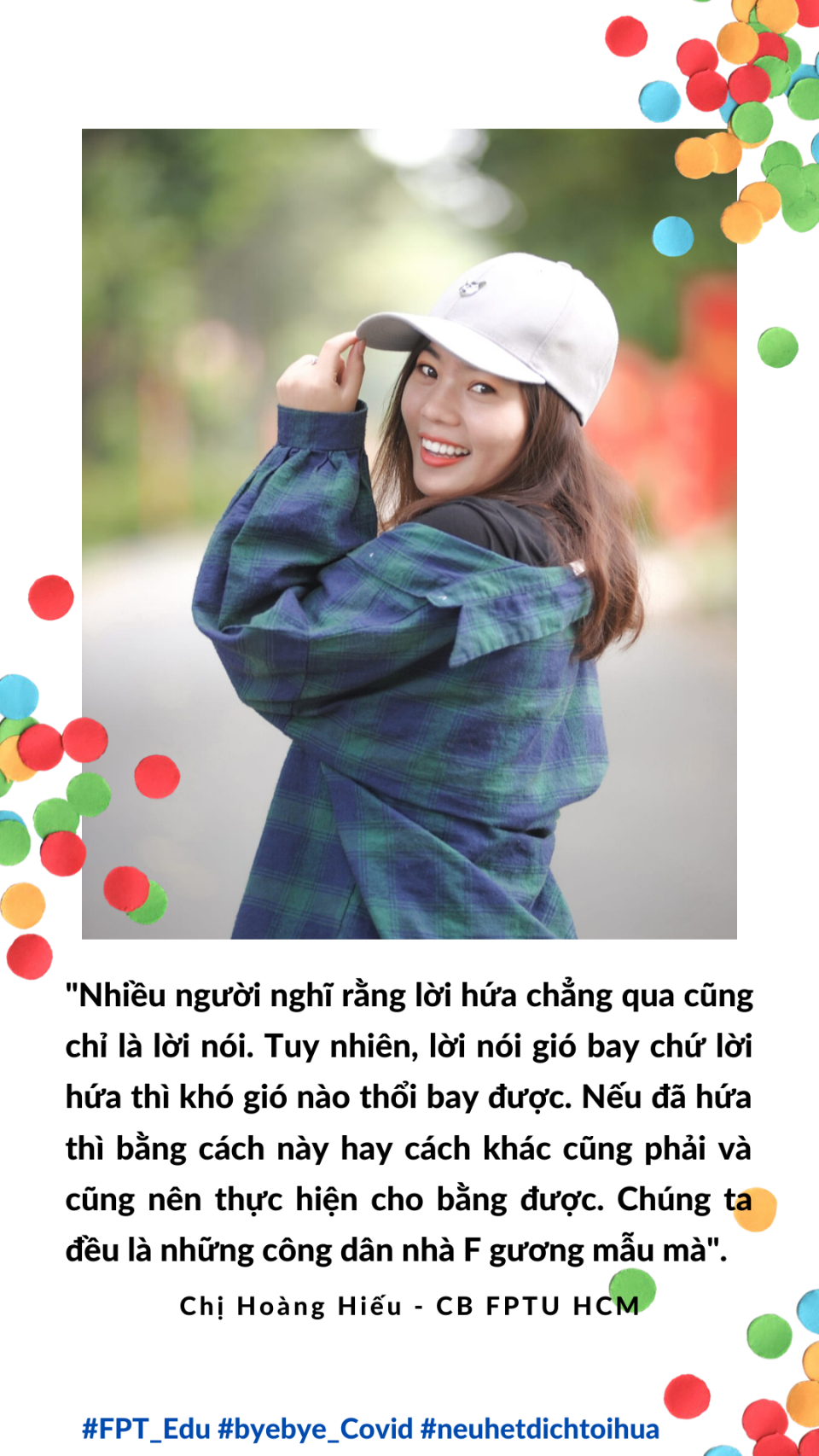 Lời hứa trở lại FPTU HCM tiếp tục học cùng trải nghiệm