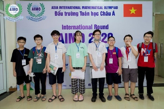 Học sinh Việt Nam nhiều lần tham gia AIMO và đạt được những thành tích ấn tượng.