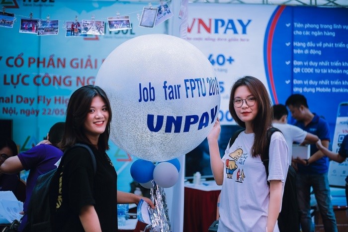 VNPAY là một trong những tổ chức thu hút sự quan tâm của sinh viên ĐH FPT tại International Day – Fly High Job