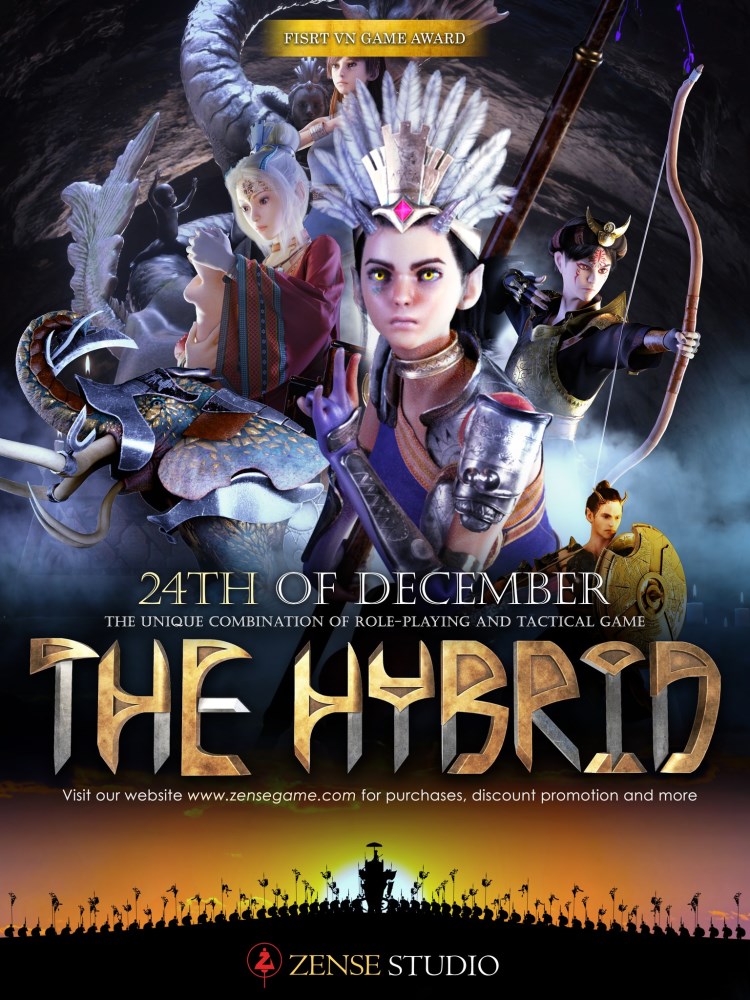 Poster tựa game “The Hybrid - Những người con lai”