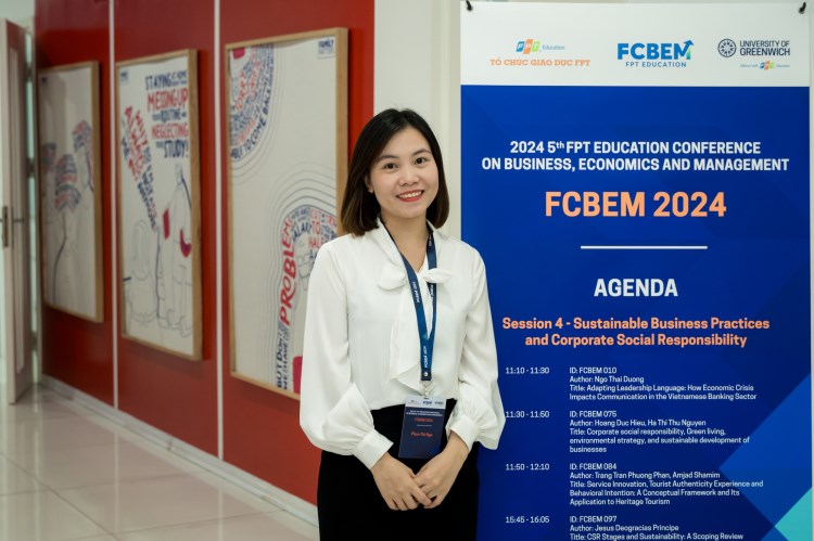 NCS. Phan Thị Nga, giảng viên Business, Greenwich Việt Nam cơ sở Đà Nẵng