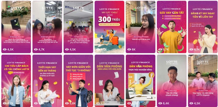 Chiến dịch truyền thông cho LOTTE Finance có nội dung sáng tạo, tiếp cận hiệu quả nhóm đối tượng trẻ