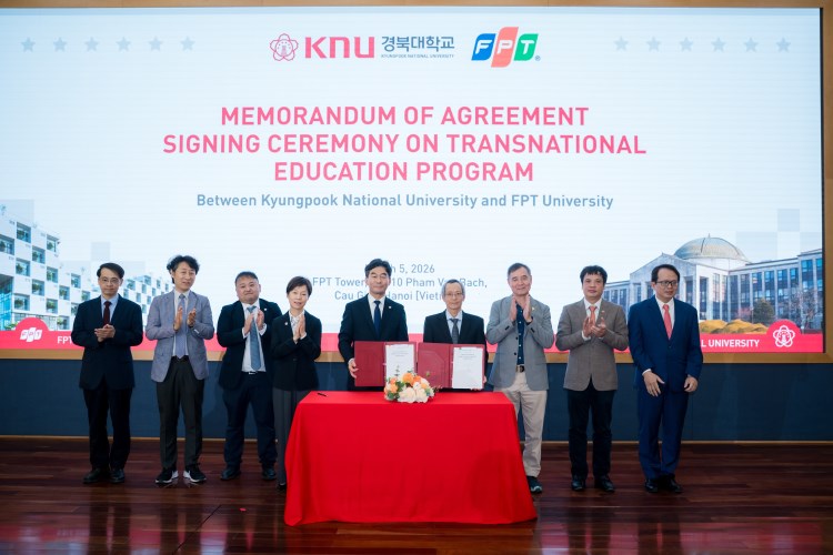 Truong Dai hoc FPT hop tac Kyungpook National University_1