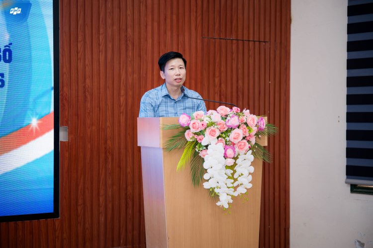 Ông Hà Ngọc Quân - Phó Chủ tịch UBND phường Sơn Tây phát biểu tại sự kiện