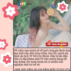 Tết thật nhiều dự định trải nghiệm của HSSV FPT Edu