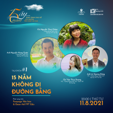 Hình hài một FPTU đã từng rất khác tại talkshow "15 năm không đi đường bằng"