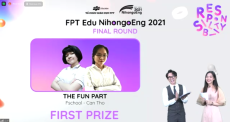 Phỏng vấn nhanh đội The Fun Part - Quán quân bảng tiếng Anh FPT Edu NihongoEng 2021