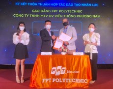 FPT Polytechnic ký kết thoả thuận hợp tác đào tạo nhân lực với Phương Nam Telecom