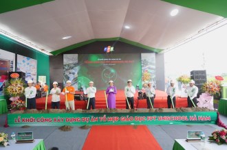 Khởi công Tổ hợp giáo dục FPT UniSchool Hà Nam, quy mô đào tạo khoảng 10.000 người học