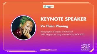 Nhà sáng tạo Vũ Thiên Phương là keynote speaker tại Vòng chung kết ResFes 2025