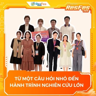 Từ câu hỏi nhỏ đến hành trình nghiên cứu lớn: Cựu thí sinh kể chuyện thi ResFes