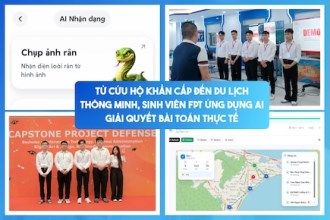 Từ cứu hộ khẩn cấp đến du lịch thông minh, sinh viên FPT ứng dụng AI giải quyết bài toán thực tế 