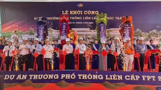 FPT khởi công xây dựng Trường Phổ thông liên cấp FPT Sóc Trăng
